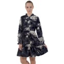 Charcoal Faker All Frills Chiffon Dress View1