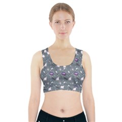 Office Works Sports Bra With Pocket by SychEva