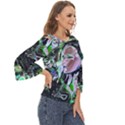 Glam Rocker Cut Out Wide Sleeve Top View3