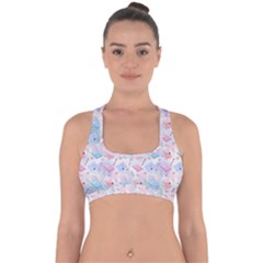 Notepads Pens And Pencils Cross Back Hipster Bikini Top  by SychEva