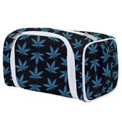 Weed Pattern Toiletries Pouch by Valentinaart