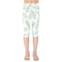 Tropical Pattern Kids  Capri Leggings  by Valentinaart