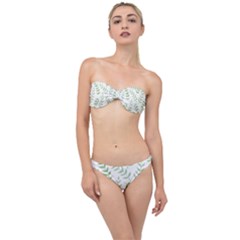 Tropical Pattern Classic Bandeau Bikini Set by Valentinaart