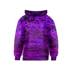 Magenta Waves Flow Series 2 Kids  Pullover Hoodie