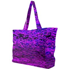 Magenta Waves Flow Series 2 Simple Shoulder Bag by DimitriosArt