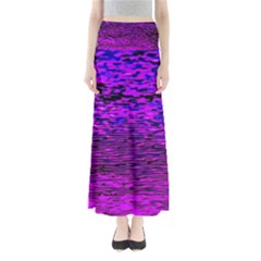 Magenta Waves Flow Series 2 Full Length Maxi Skirt by DimitriosArt