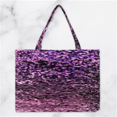 Purple  Waves Abstract Series No2 Medium Tote Bag by DimitriosArt