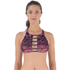 Pink  Waves Flow Series 11 Perfectly Cut Out Bikini Top by DimitriosArt