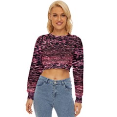 Pink  Waves Flow Series 11 Lightweight Long Sleeve Sweatshirt by DimitriosArt