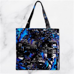 Spin Cycle Zipper Grocery Tote Bag by MRNStudios
