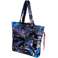 Spin Cycle Drawstring Tote Bag by MRNStudios