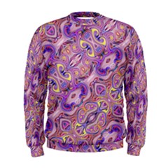 Liquid Art Pouring Abstract Seamless Pattern Tiger Eyes Men s Sweatshirt by artico