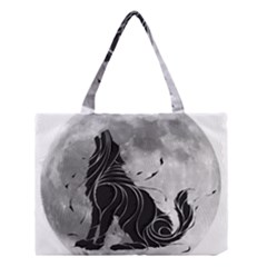 Lobo-lunar Medium Tote Bag by mundodeoniro