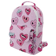 Emoji Heart Flap Pocket Backpack (small) by SychEva