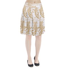 Flowers Shading Pattern Pleated Skirt by fashionpod