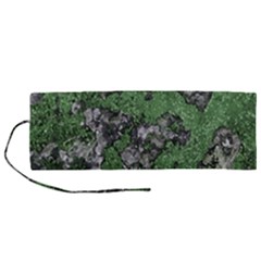 Modern Camo Grunge Print Roll Up Canvas Pencil Holder (m) by dflcprintsclothing