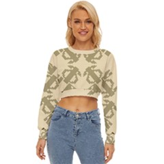 Abstract Pattern Geometric Backgrounds   Lightweight Long Sleeve Sweatshirt