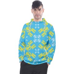 Abstract Pattern Geometric Backgrounds   Men s Pullover Hoodie by Eskimos