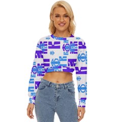 Abstract Pattern Geometric Backgrounds   Lightweight Long Sleeve Sweatshirt