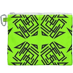 Abstract Pattern Geometric Backgrounds   Canvas Cosmetic Bag (xxxl) by Eskimos