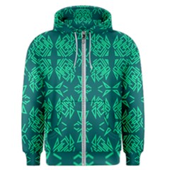 Abstract Pattern Geometric Backgrounds   Men s Zipper Hoodie by Eskimos