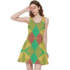 Abstract Pattern Geometric Backgrounds   Inside Out Racerback Dress by Eskimos