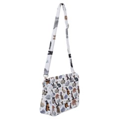 Funny Bunny Shoulder Bag With Back Zipper by SychEva