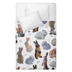 Funny Bunny Duvet Cover Double Side (single Size) by SychEva