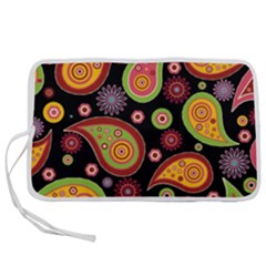 Paisley Pattern Design Pen Storage Case (l) by befabulous