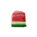 Painted watermelon pattern, fruit themed apparel Drawstring Pouch (XS) View2