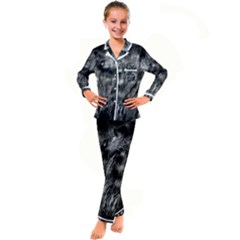 Field Of Light Abstract 1 Kid s Satin Long Sleeve Pajamas Set by DimitriosArt