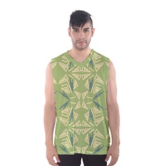 Abstract Pattern Geometric Backgrounds   Men s Basketball Tank Top by Eskimos