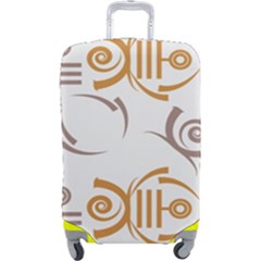 Abstract Pattern Geometric Backgrounds   Luggage Cover (large)