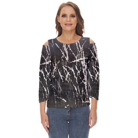 Abstract Light Games 1 Cut Out Wide Sleeve Top by DimitriosArt