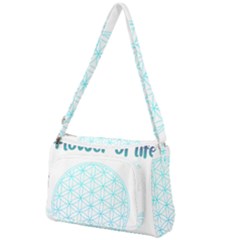 Flower Of Life  Front Pocket Crossbody Bag by tony4urban