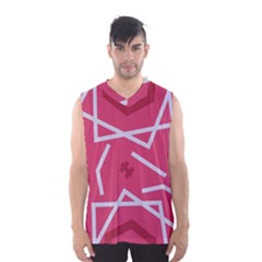 Abstract Pattern Geometric Backgrounds   Men s Basketball Tank Top by Eskimos