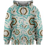 Abstract pattern geometric backgrounds   Kids  Zipper Hoodie Without Drawstring