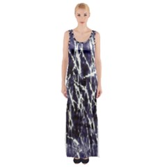 Abstract Light Games 5 Thigh Split Maxi Dress by DimitriosArt