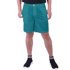 Pine Green Men s Pocket Shorts by retrotoomoderndesigns