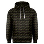 Fern Pattern 2 Black Men s Overhead Hoodie