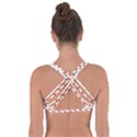 Kawaii Pumpkin Patt White Got No Strings Sports Bra View2