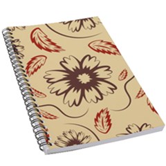 Folk Flowers Print Floral Pattern Ethnic Art 5 5  X 8 5  Notebook by Eskimos