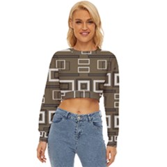 Abstract Pattern Geometric Backgrounds   Lightweight Long Sleeve Sweatshirt