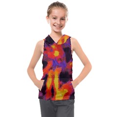 Requiem  Of The Lava  Stars Kids  Sleeveless Hoodie by DimitriosArt