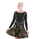 Folk flowers print Floral pattern Ethnic art Suspender Skater Skirt View1