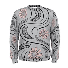 Folk Flowers Print Floral Pattern Ethnic Art Men s Sweatshirt by Eskimos