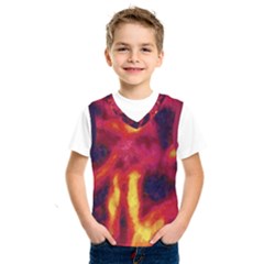 Requiem  Of The Glowing  Stars Kids  Basketball Tank Top by DimitriosArt