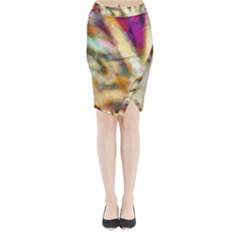 Requiem  Of The Rainbow Stars Midi Wrap Pencil Skirt by DimitriosArt