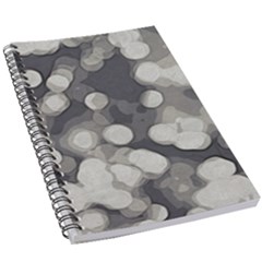 Gray Circles Of Light 5 5  X 8 5  Notebook by DimitriosArt