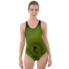 The Queen Collection Cut-out Back One Piece Swimsuit by intuitionapparel